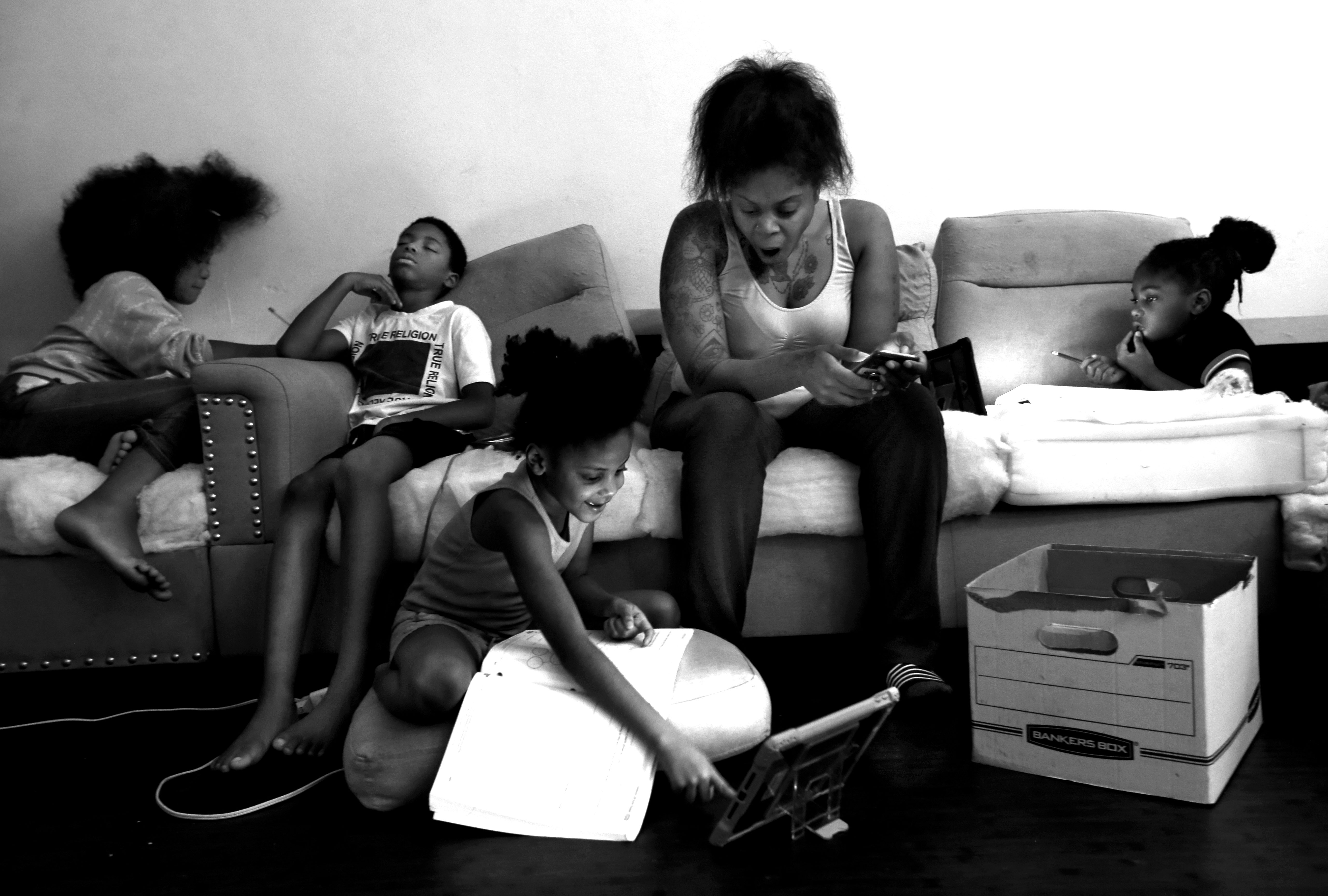 Living room as the classmroom